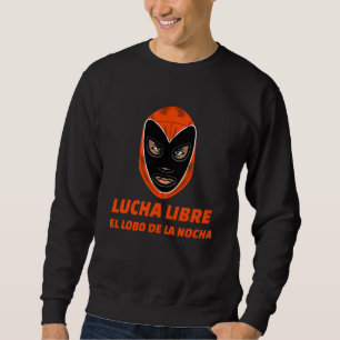 Sweatshirt Masque de lutte mexicaine Lucha Libre El Lobo