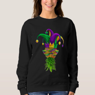 Sweatshirt Masque deananas à l'envers T-shirt Mardi Gras, Enf