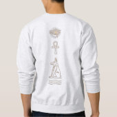 Sweatshirt Masque Égyptien Doré (Dos)
