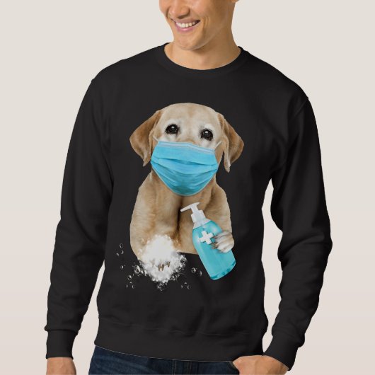 Sweatshirt Masque faciale Labrador Retriever (Devant)