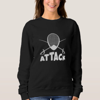 Sweatshirt Masque Fencer de clôture d'attaque