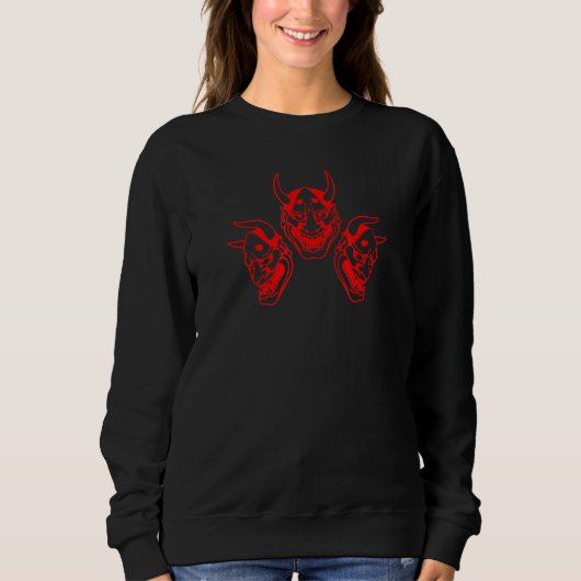 Sweatshirt Masque Hannya 2 (Devant)