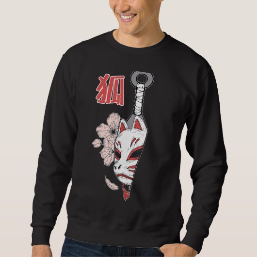 Sweatshirt Masque Kunai Kitsune (Devant)