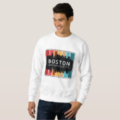 Sweatshirt Massachusetts de Boston (Devant entier)