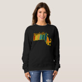 Sweatshirt Massachusetts State Pride Sunset I Love Massachuse (Devant entier)