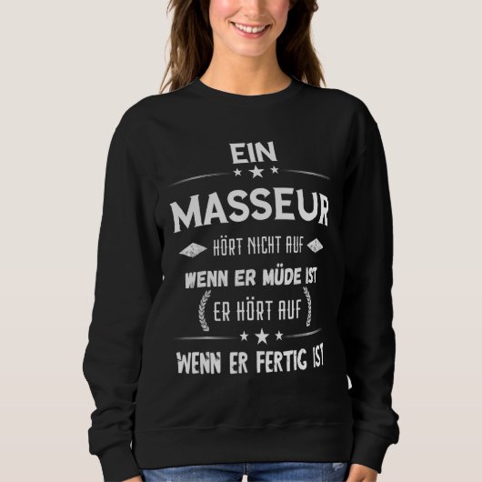 Sweatshirt Massage Massage Thérapeutique Massage Physiothérap (Devant)