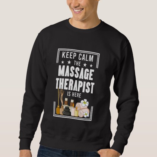 Sweatshirt Massage Thérapie Funny Corps Traitement Muscle (Devant)