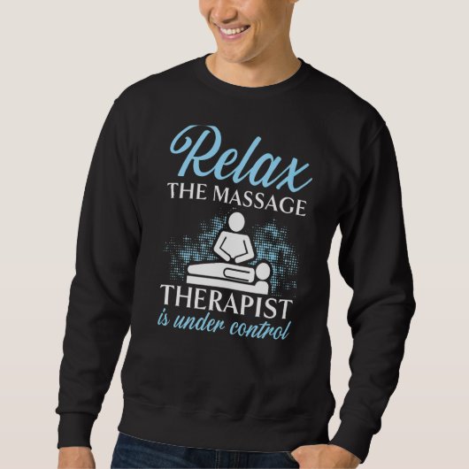 Sweatshirt Massage Thérapie Musculaire Relaxation Spa Lm (Devant)