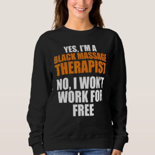 Sweatshirt Massage Thérapiste Wellness Thérapie
