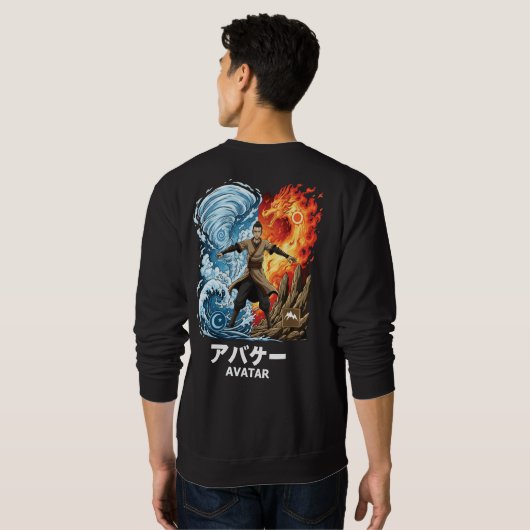 Sweatshirt Master of All Four Elements (Dos entier)