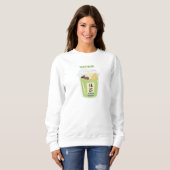 Sweatshirt Matcha Addict, Matcha (Devant entier)