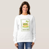 Sweatshirt Matcha Addict, Matcha (Devant entier)