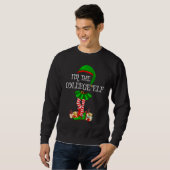 Sweatshirt Matching Family Group I M The College Elf Christma (Devant entier)