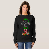 Sweatshirt Matching Family Group I'm The Engaged Elf Christma (Devant entier)