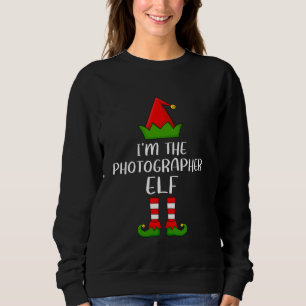 Sweatshirt Matching Family Group Je suis le photographe Elf C