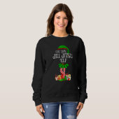 Sweatshirt Matching Family Group Je suis The Jiu Jitsu Elf Ch (Devant entier)