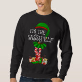 Sweatshirt Matching Family I'm The Sassy Elf Christmas (Devant)