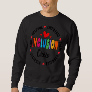 Sweatshirt Matching Inclusion Crew Enseignant d'éducation spé