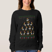 Sweatshirt Matching Ugly Christmas Ornament Decor Pelican Bir (Devant)