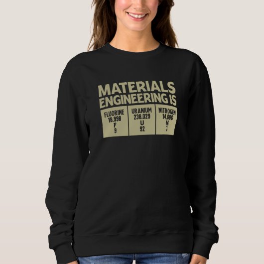 Sweatshirt Materials Engineering Is Fun Profession Engineerin (Devant)