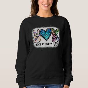 Sweatshirt Maternelle Amour Paix Escouade Rentree Scolaire Et