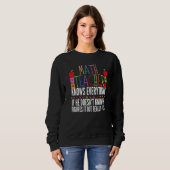 Sweatshirt Math For Men Femmes Étudiante Cool Math Enseignant (Devant entier)