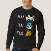 Sweatshirt Math Fromage Formules (Devant)