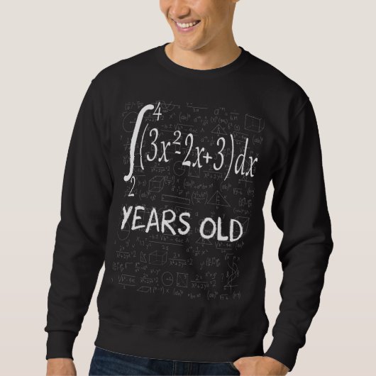 Sweatshirt Math Geek 50 ans 50e anniversaire Calc intégral (Devant)
