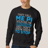 Sweatshirt Math Instructor Math Enseignant Mathématicien Pi D (Devant)