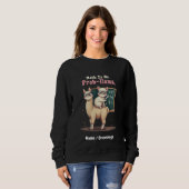 Sweatshirt Math Is No Prob-llama Fun & Cute Math Inspiration (Devant entier)