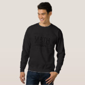Sweatshirt Math Le Seul Sujet Qui Compte Math Funny Scien (Devant entier)
