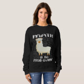 Sweatshirt Math n'est pas Prob Llama Math Pun Design (Devant entier)