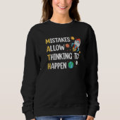 Sweatshirt Math Study Guide Teacher Mistakes Allow Thinking T (Devant)