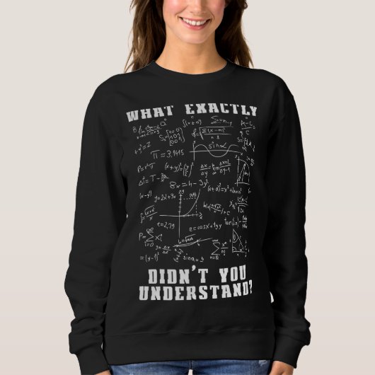 Sweatshirt Math Teacher (Devant)