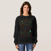 Sweatshirt Mathématiques enseignants (Devant entier)