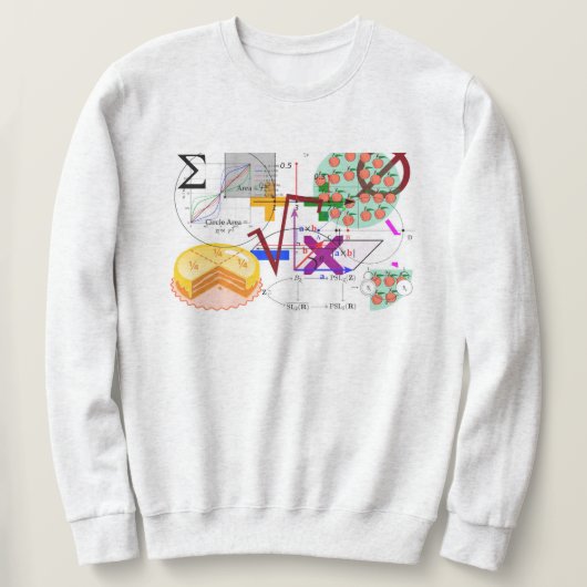 Sweatshirt mathématiques formule école de physique (Design devant)