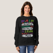 Sweatshirt Mathématiques Mathématiques Math Math Enseignant P (Devant entier)