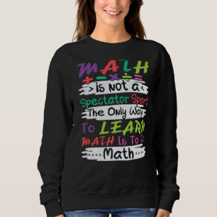Sweatshirt Mathématiques Mathématiques Math Math Enseignant P