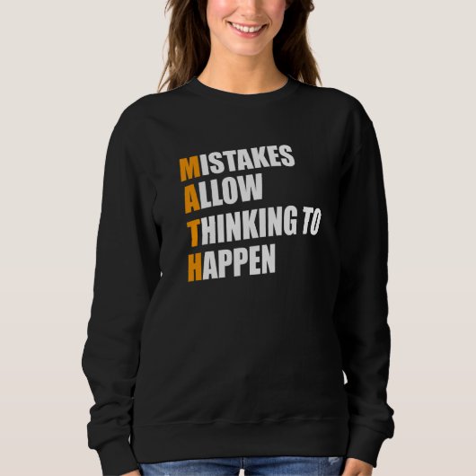 Sweatshirt Mathématiques Mathématiques Nerd Amusement 2 (Devant)