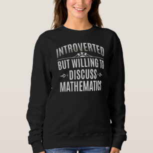 Sweatshirt Mathématiques présentées