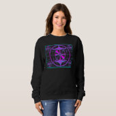 Sweatshirt Mathware Geeky Tv Test Motif Mathématiques Math Pu (Devant entier)