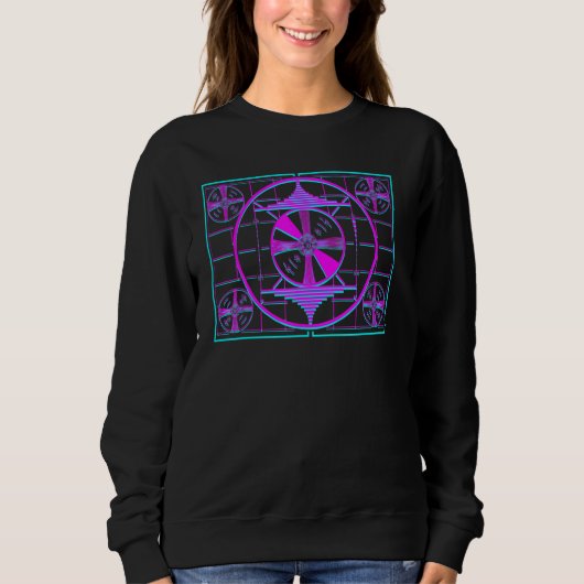 Sweatshirt Mathware Geeky Tv Test Motif Mathématiques Math Pu (Devant)