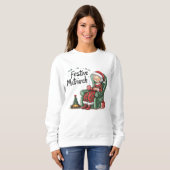 Sweatshirt Matriarche Cosy et Drôle de Noël (Devant entier)