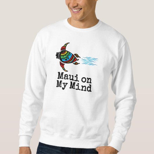 Sweatshirt Maui dans mon esprit Tortue de mer (Devant)