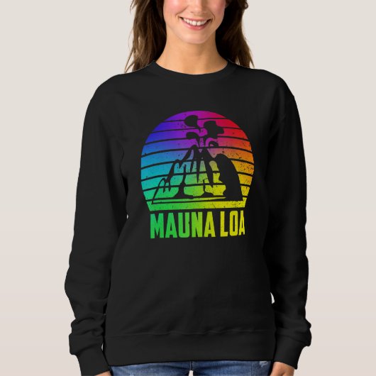 Sweatshirt Mauna Loa Hawaii Volcanoes National Park Volcanic (Devant)