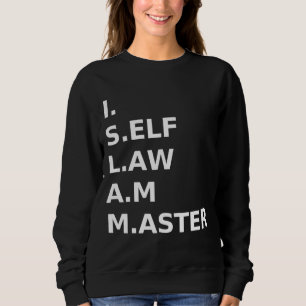 Sweatshirt Mauresque Américaine I Self Law Am Master