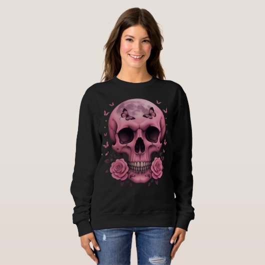 Sweatshirt Mauvais pour le T-shirt os (Devant entier)