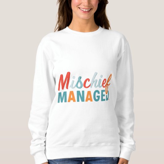 Sweatshirt Mauvais traitement (Devant)