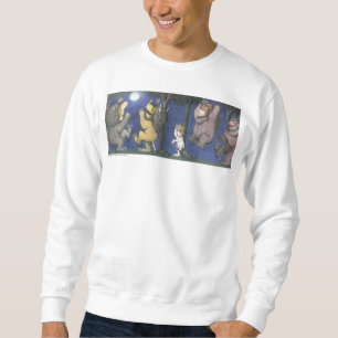 Sweatshirt Max et les créatures sauvages dansant au clair de