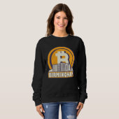 Sweatshirt Maximaliste Bitcoin de Birmingham (Devant entier)